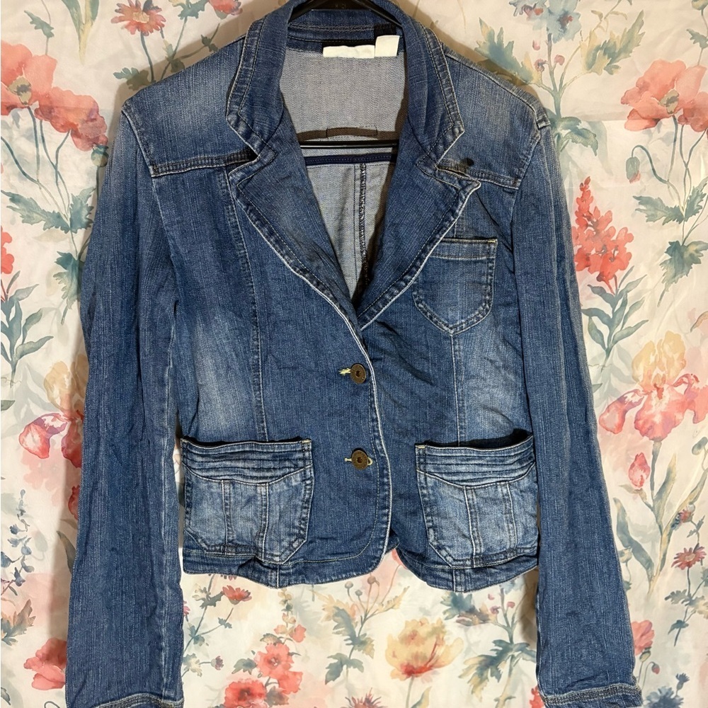 Vintage DKNY Classic Blue Jean Jacket